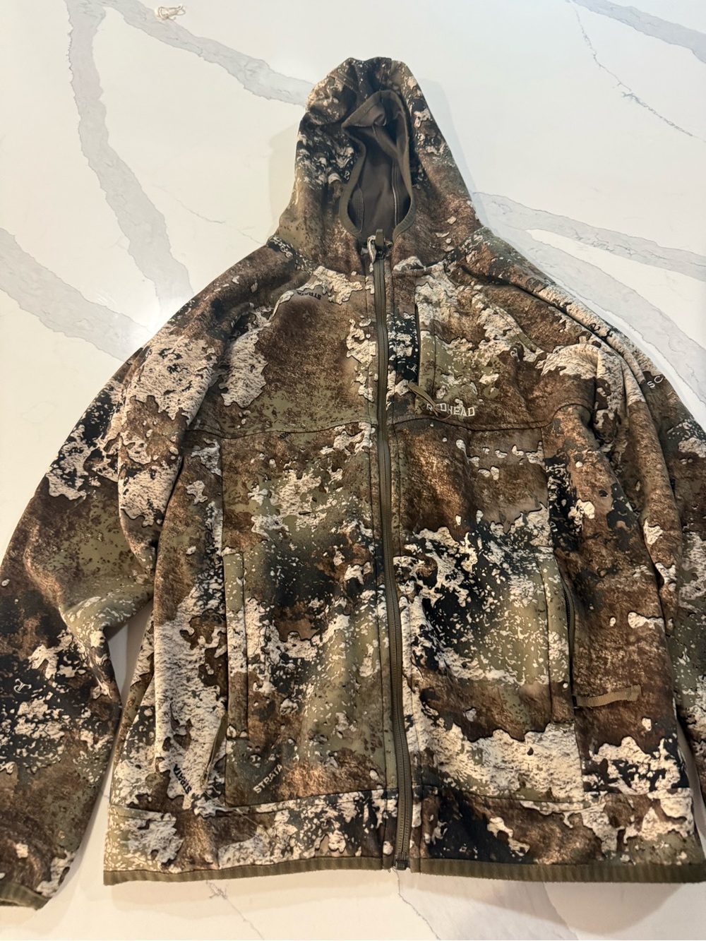 Youth RedHead Full Zip Hoodie With Scentinel Size Large